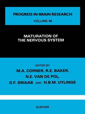 cover image of Maturation of the Nervous System